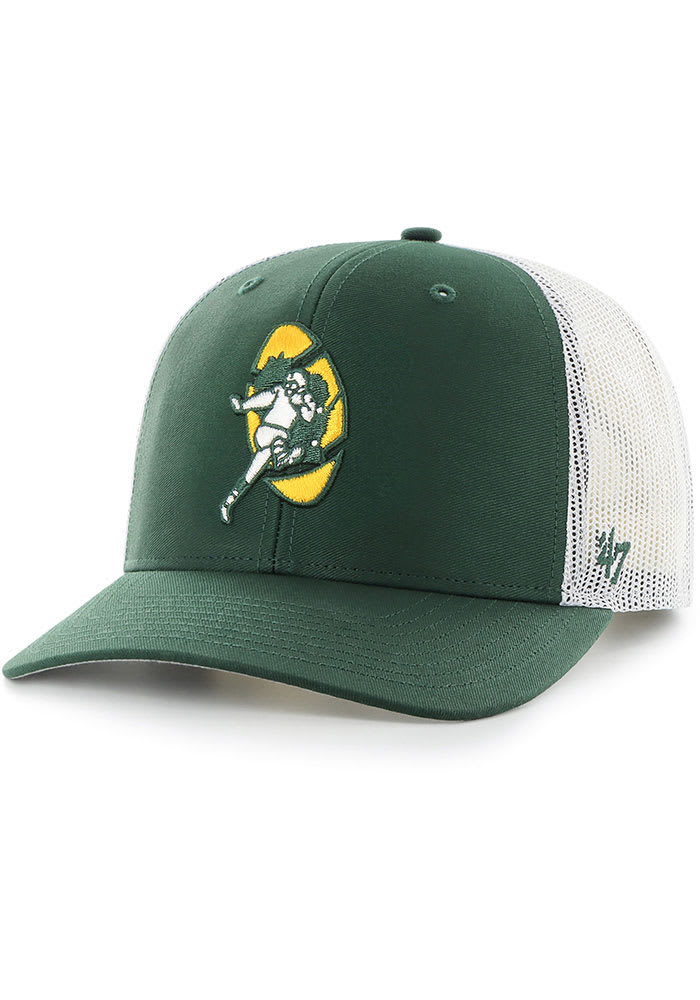 47 Green Bay Packers Vintage Trucker Adjustable Hat - Green