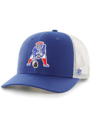 47 New England Patriots Vintage Trucker Adjustable Hat - Blue