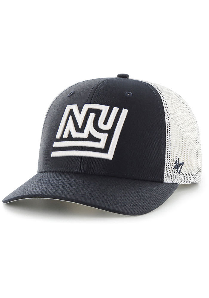 Men's New York Giants '47 Navy/White Flag Fill Trucker Adjustable Hat