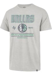 47 Dallas Mavericks Grey City Edition Franklin Short Sleeve Fashion T Shirt