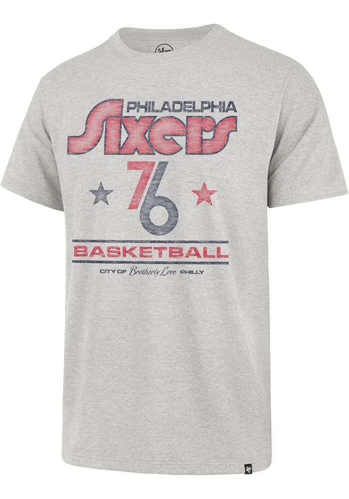 47 Philadelphia 76ers Womens Tubular T-Shirt - Grey