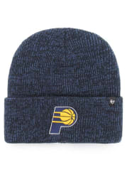 47 Indiana Pacers Navy Blue Brain Freeze Cuff Mens Knit Hat