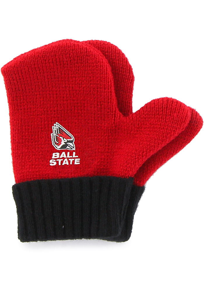 47 Ball State Cardinals Bam Bam Set Baby Knit Hat - Red