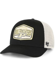 47 Purdue Boilermakers Shumay MVP Adjustable Hat - Black