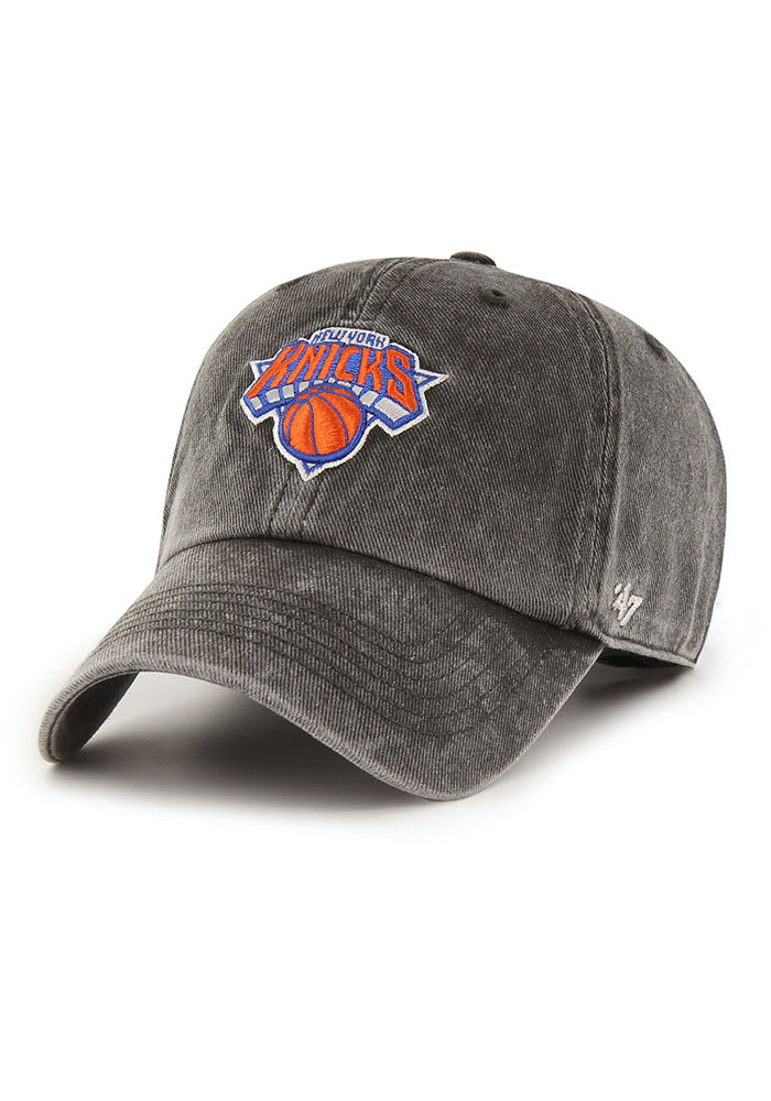 47 New York Knicks NBA 75th Anniversary Rocker Clean Up Adjustable Hat - Black