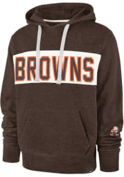 47 Cleveland Browns Mens Brown GIBSON Fashion Hood