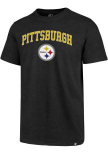 47 Pittsburgh Steelers Black ARCH GAME CLUB Short Sleeve T Shirt