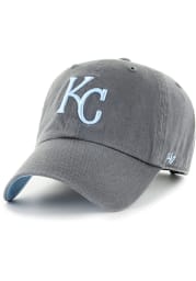 47 Kansas City Royals Pastel Pop Clean Up Adjustable Hat - Charcoal