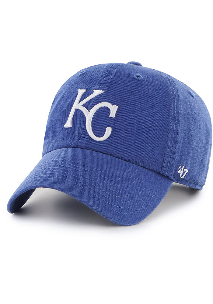 47 Kansas City Royals Heritage Clean Up Adjustable Hat - Blue