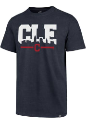 47 Cleveland Indians Navy Blue Regional Club Short Sleeve T Shirt