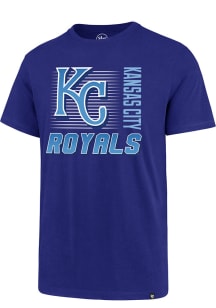 47 Kansas City Royals Blue Hot Streak Super Rival Short Sleeve T Shirt