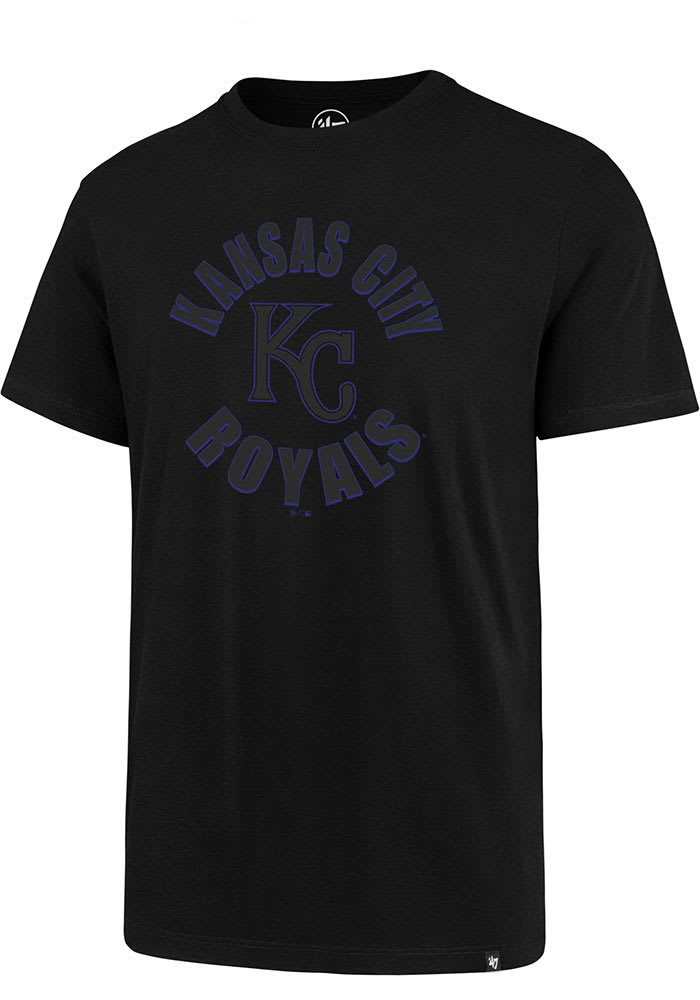 47 Kansas City Royals Black Sundown Super Rival Short Sleeve T Shirt