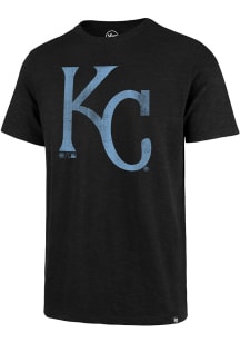 47 Kansas City Royals Black Grit Vintage Scrum Short Sleeve Fashion T Shirt