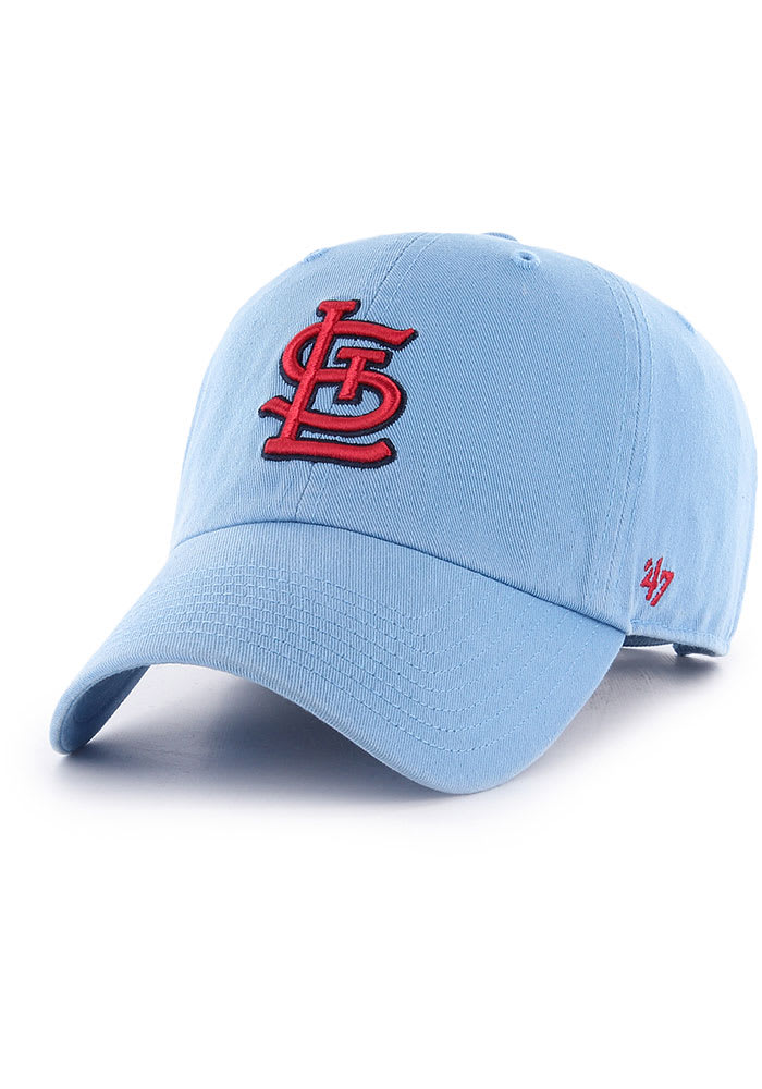 St. Louis Cardinals '47 Light Blue Clean Up Adjustable Hat – All American  Sportswear Online
