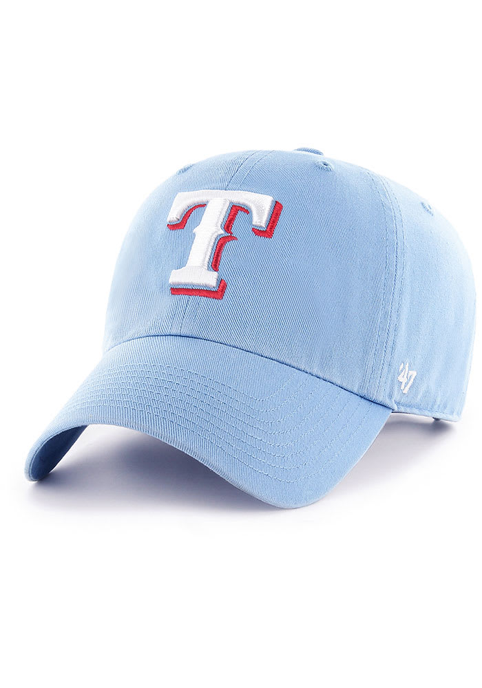 MLB '47 Brand Youth Texas Rangers Velcro Adjustable Boys Blue Hat Cap  Baseball