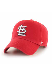 47 St Louis Cardinals Heritage Clean Up Adjustable Hat - Red