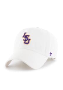47 LSU Tigers Clean Up Adjustable Hat - White