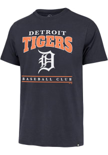 47 Detroit Tigers Navy Blue Reset Franklin Short Sleeve Fashion T Shirt