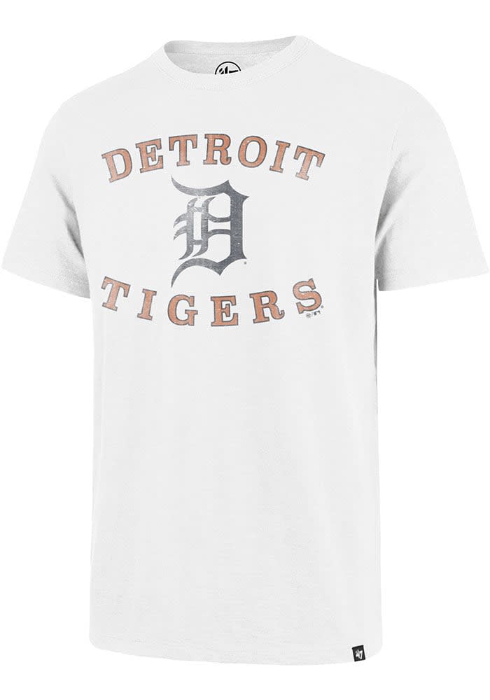 Detroit Tigers 47 Brand Fall Navy Vintage Logo Soft Cotton Scrum T