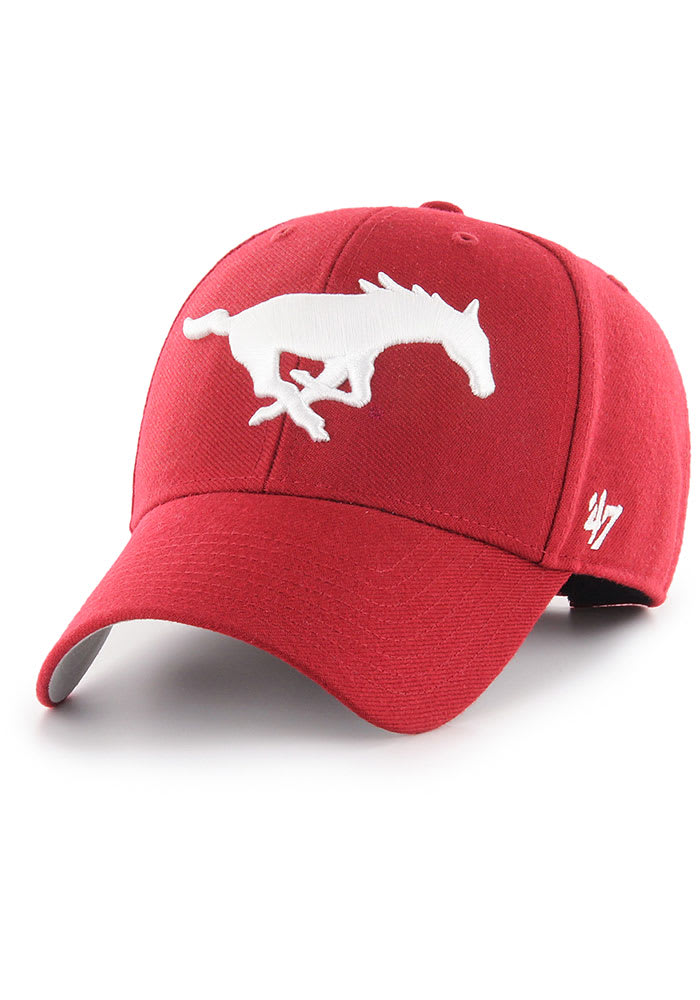 47 SMU Mustangs MVP Adjustable Hat - Red