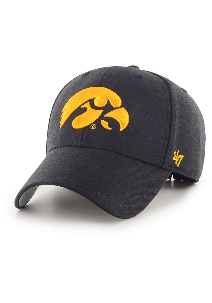 47 Iowa Hawkeyes MVP Adjustable Hat - Black