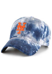 47 New York Mets Truckin Tie Dye Clean Up Adjustable Hat - Blue