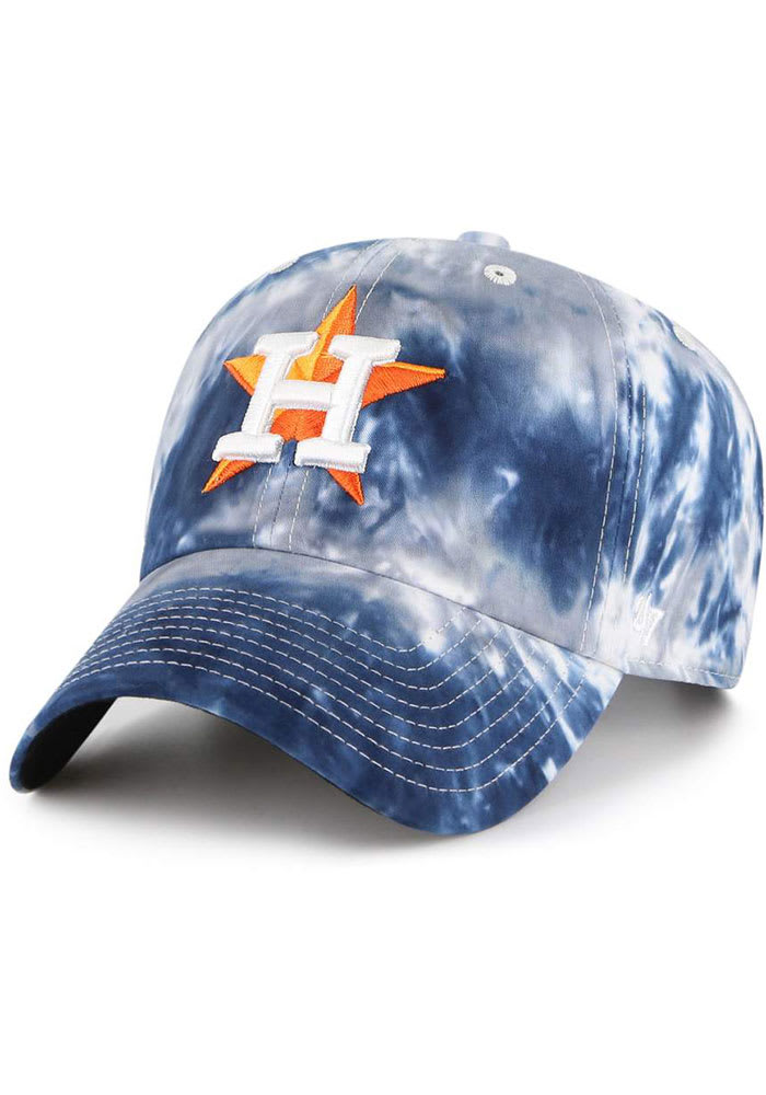 New Era Houston Astros Womens Orange Far Out Triblend V Short