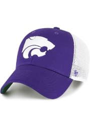 47 K-State Wildcats Branson MVP Adjustable Hat - Purple