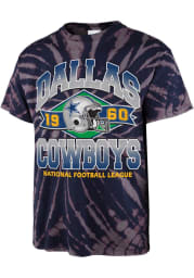 47 Dallas Cowboys Blue Vintage Tubular Twister Short Sleeve Fashion T Shirt