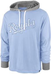 47 Kansas City Royals Mens Light Blue Domino Fashion Hood