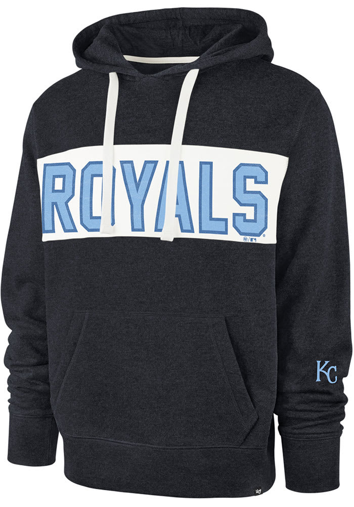 47 Kansas City Royals Mens Navy Blue Gibson Fashion Hood