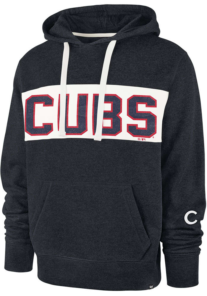 Chicago Cubs '47 Trifecta Shortstop Pullover Hoodie - Light Blue