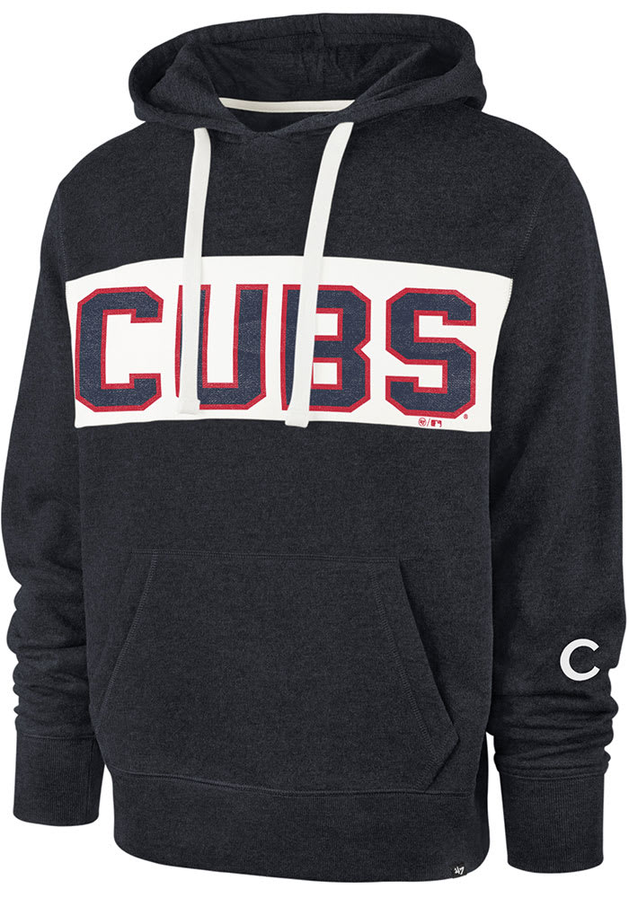 47 Chicago Cubs Mens Navy Blue Gibson Fashion Hood