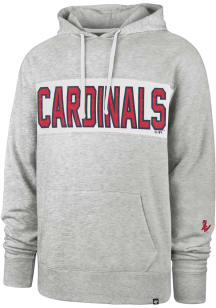 47 St Louis Cardinals Mens Grey Gibson Fashion Hood