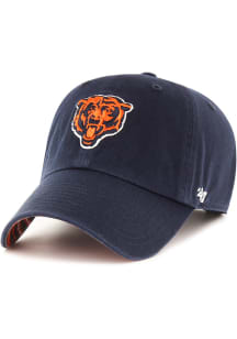 47 Chicago Bears Zubaz Undervisor Clean Up Adjustable Hat - Navy Blue