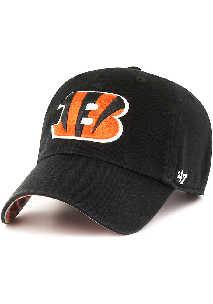 Cincinnati Bengals Clean Up Black 47 Brand Adjustable Hat