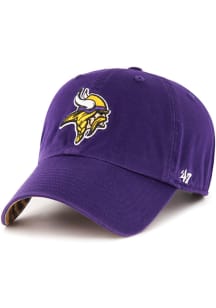 47 Minnesota Vikings Zubaz Undervisor Clean Up Adjustable Hat - Purple