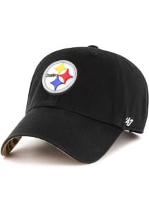 47 Pittsburgh Steelers Zubaz Undervisor Clean Up Adjustable Hat - Black