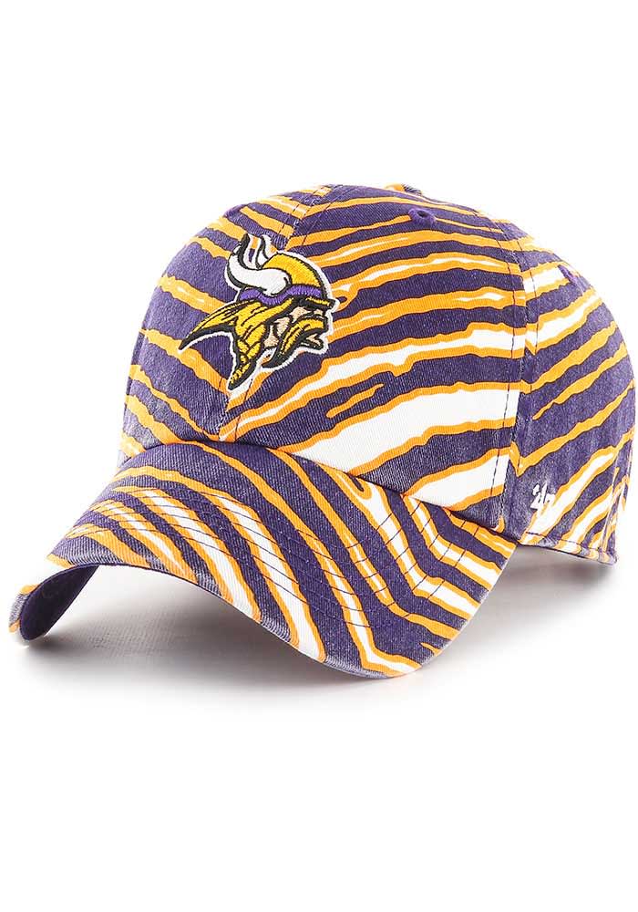 47 ' Purple Minnesota Vikings Zubaz Clean Up Adjustable Hat