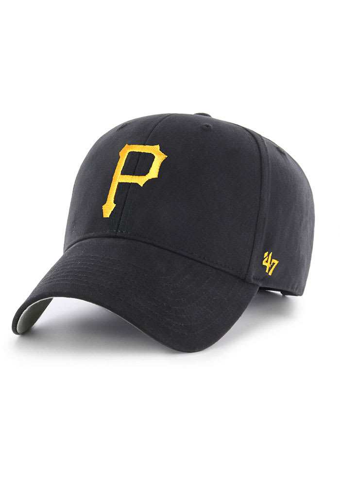 47 Pittsburgh Pirates Black MVP Youth Adjustable Hat
