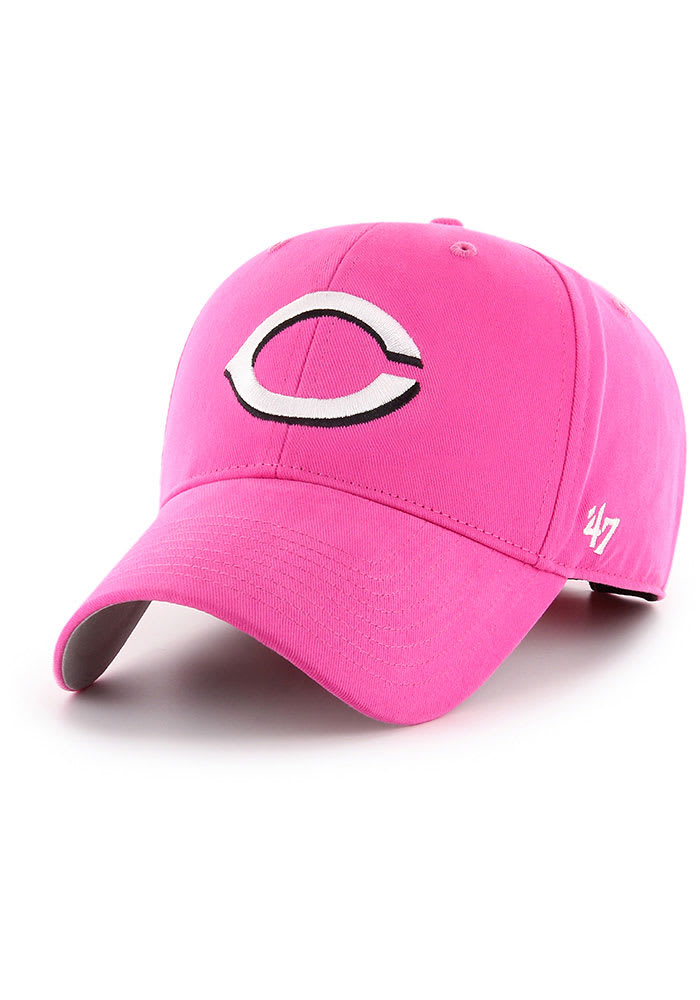 47 Cincinnati Reds Pink MVP Youth Adjustable Hat