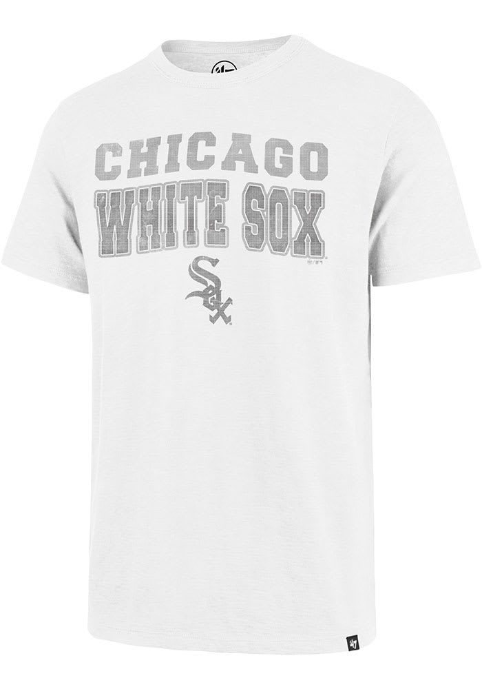 47 Chicago White Sox White Stadium Wave Scrum Short Sleeve Fashion T Shirt