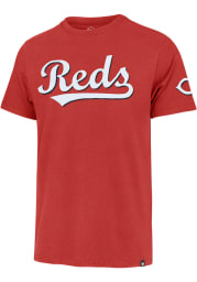 47 Cincinnati Reds Red Wordmark Franklin Fieldhouse Short Sleeve Fashion T Shirt