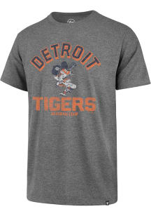47 Detroit Tigers Grey Retrograde Franklin Short Sleeve Fashion T Shirt