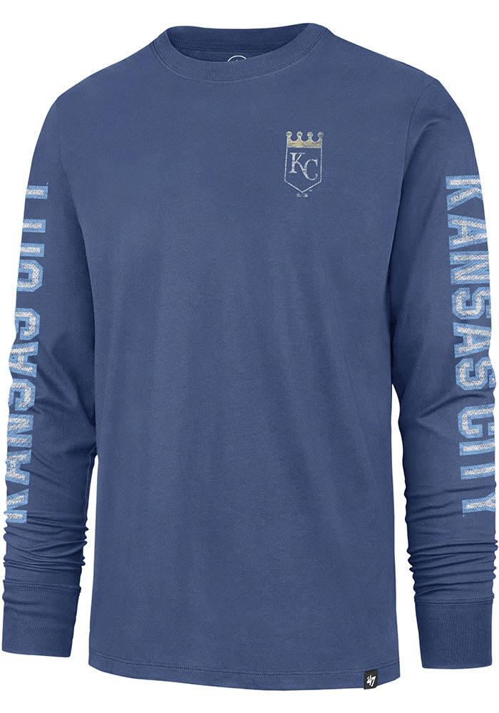 47 Brand Kansas City Royals Triple Threat Long Sleeve T-Shirt