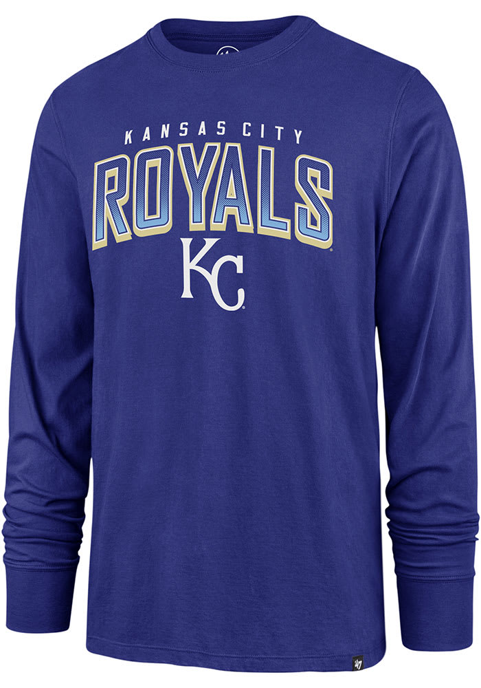47 Kansas City Royals Blue Walk Off Super Rival Long Sleeve T Shirt