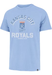 47 Kansas City Royals Light Blue Retrograde Franklin Short Sleeve Fashion T Shirt