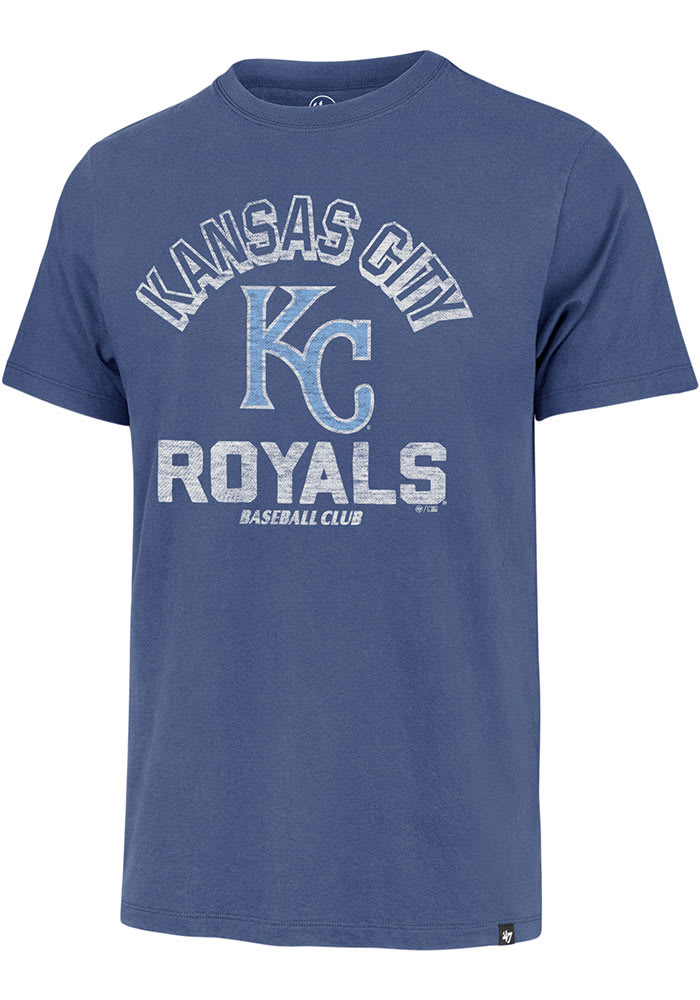 47 Kansas City Royals Blue Retrograde Franklin Short Sleeve Fashion T Shirt