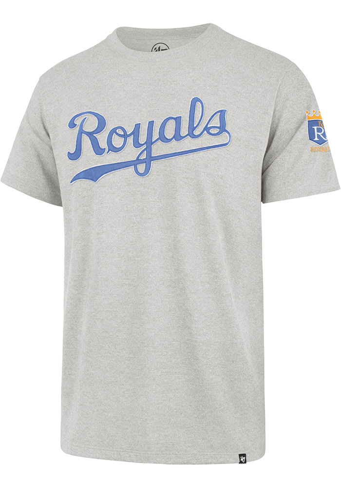 47 Kansas City Royals Grey Super Rival Long Sleeve T Shirt, Grey, 100% Cotton, Size XL, Rally House
