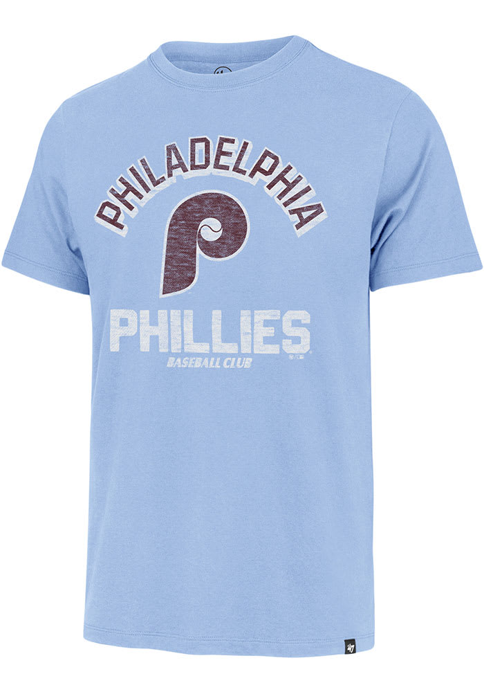 47 Philadelphia Phillies Light Blue Retrograde Franklin Short Sleeve Fashion T Shirt